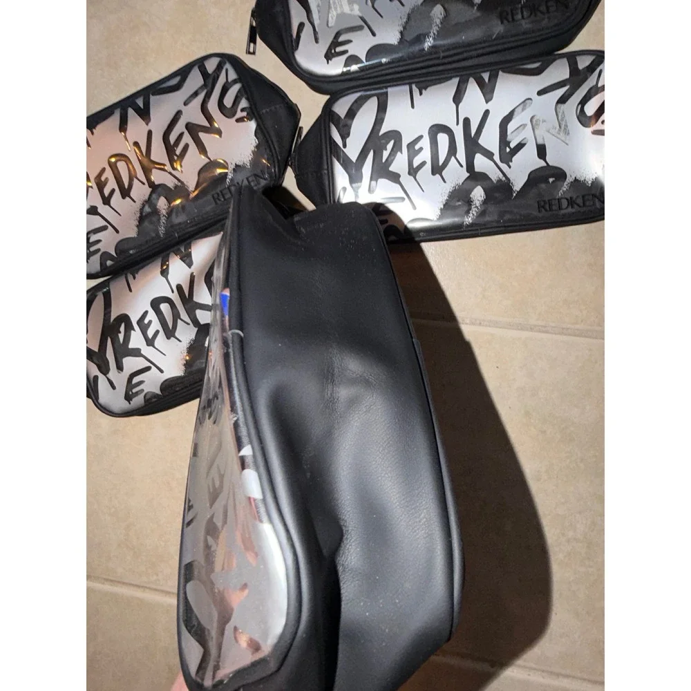 Redken Graffiti Cosmetic Bag‎ Stylist Hair Care Clear Makeup Travel Pouches 5